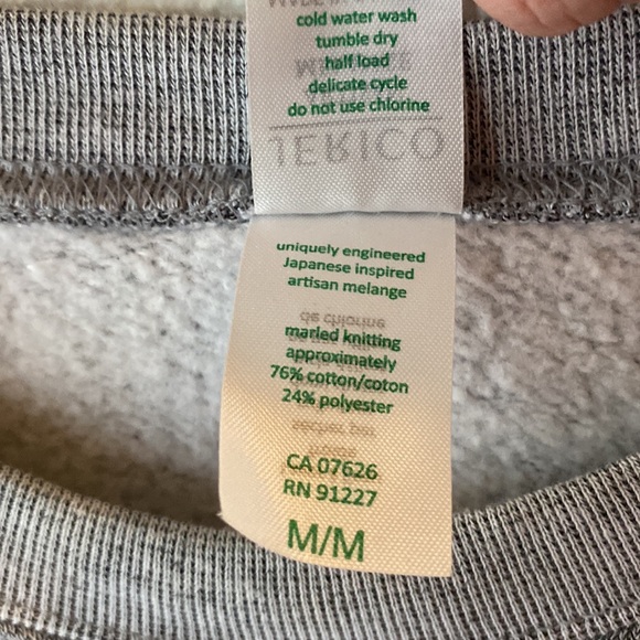 Grey Heather Women’s Size M sweatshirt with “Dance Records” print in black. - Picture 4 of 6